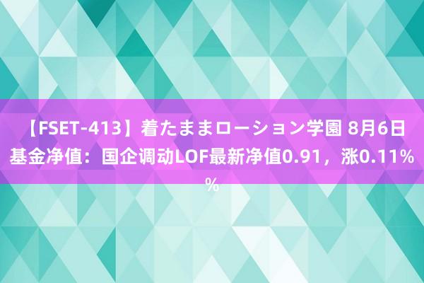 【FSET-413】着たままローション学園 8月6日基金净值：国企调动LOF最新净值0.91，涨0.11%