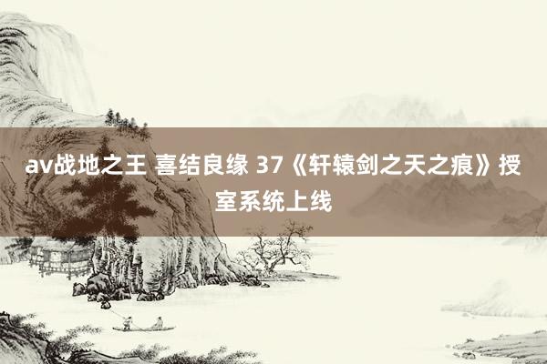 av战地之王 喜结良缘 37《轩辕剑之天之痕》授室系统上线