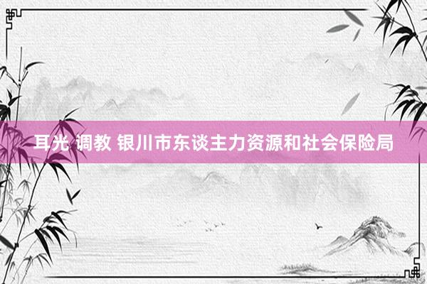 耳光 调教 银川市东谈主力资源和社会保险局